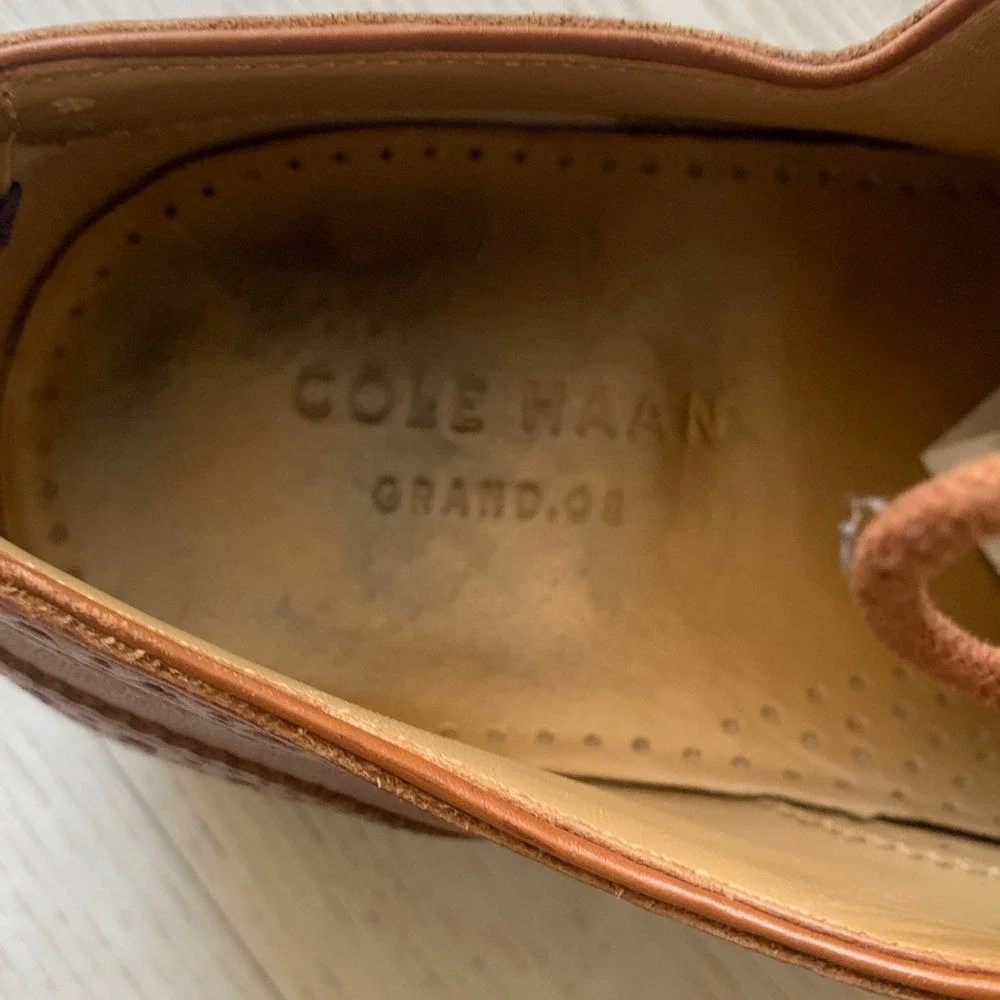 Cole Haan Leather Mens Shiny‎ Oxfords